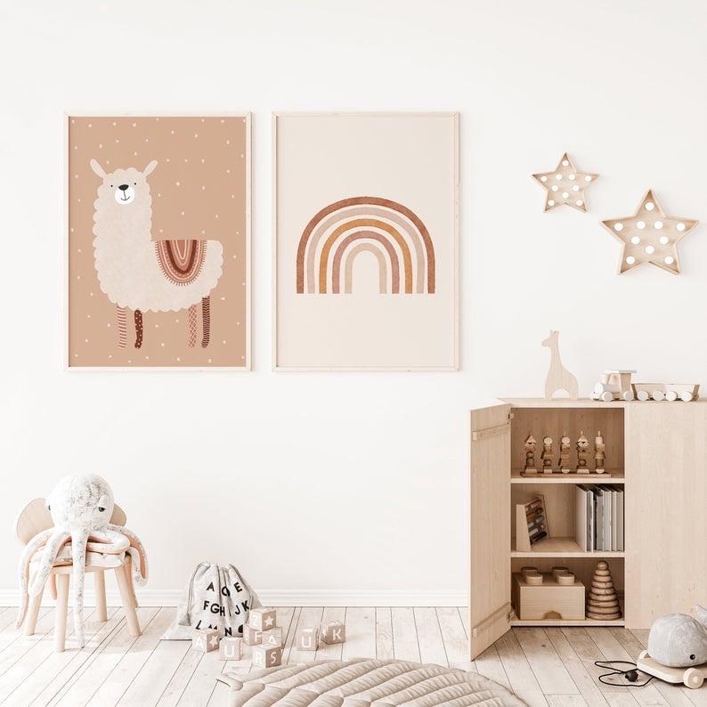 Brighten up your little ones nursery with our selection of Wall Art. Muted Gender Neutral Prints to add the finishing touch to your nursery decoration. Discover More: www.littledaisydream.com