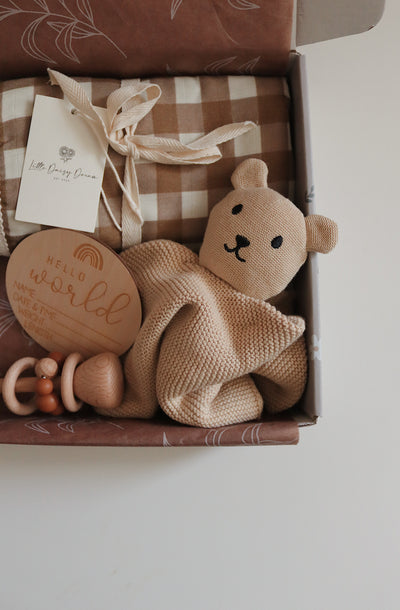 Newborn Gift Box | Brown