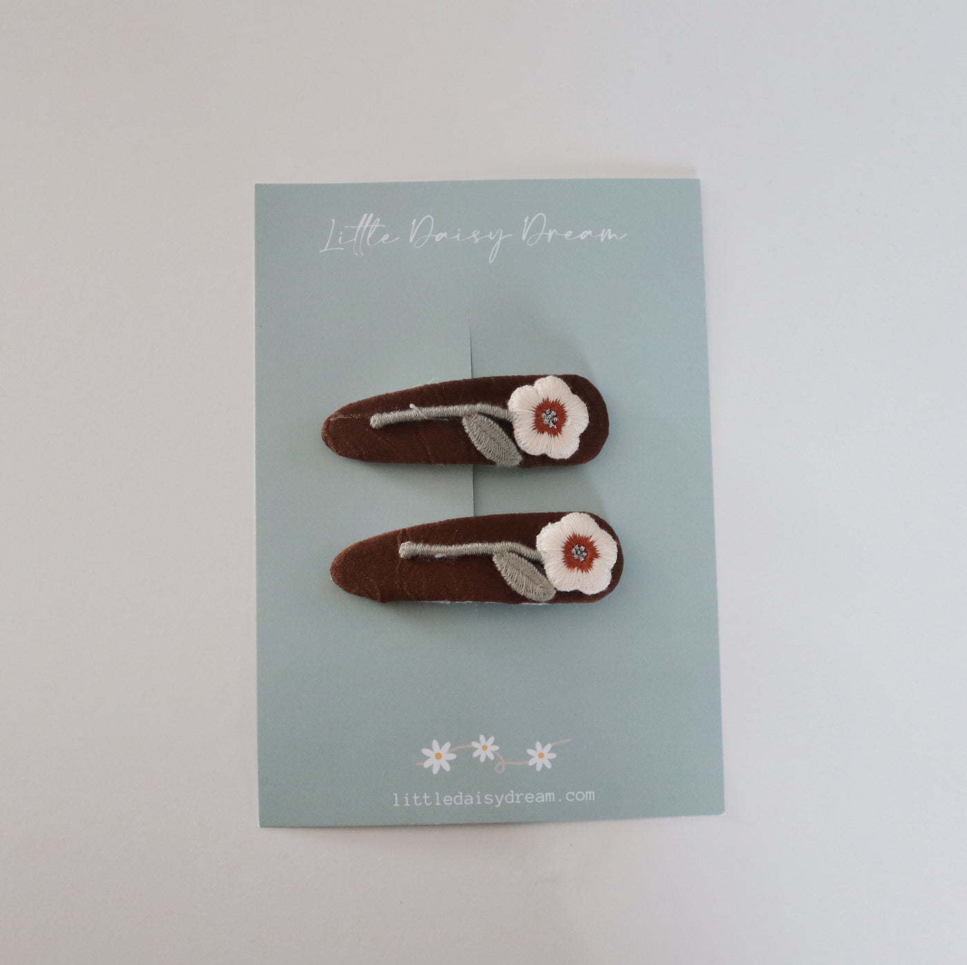 Blossom Clips | Brown