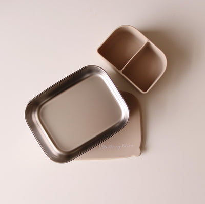 Stainless Steel Bento Lunch Box | Beige