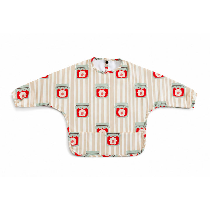Strawberry Preserve Long Sleeve Bib