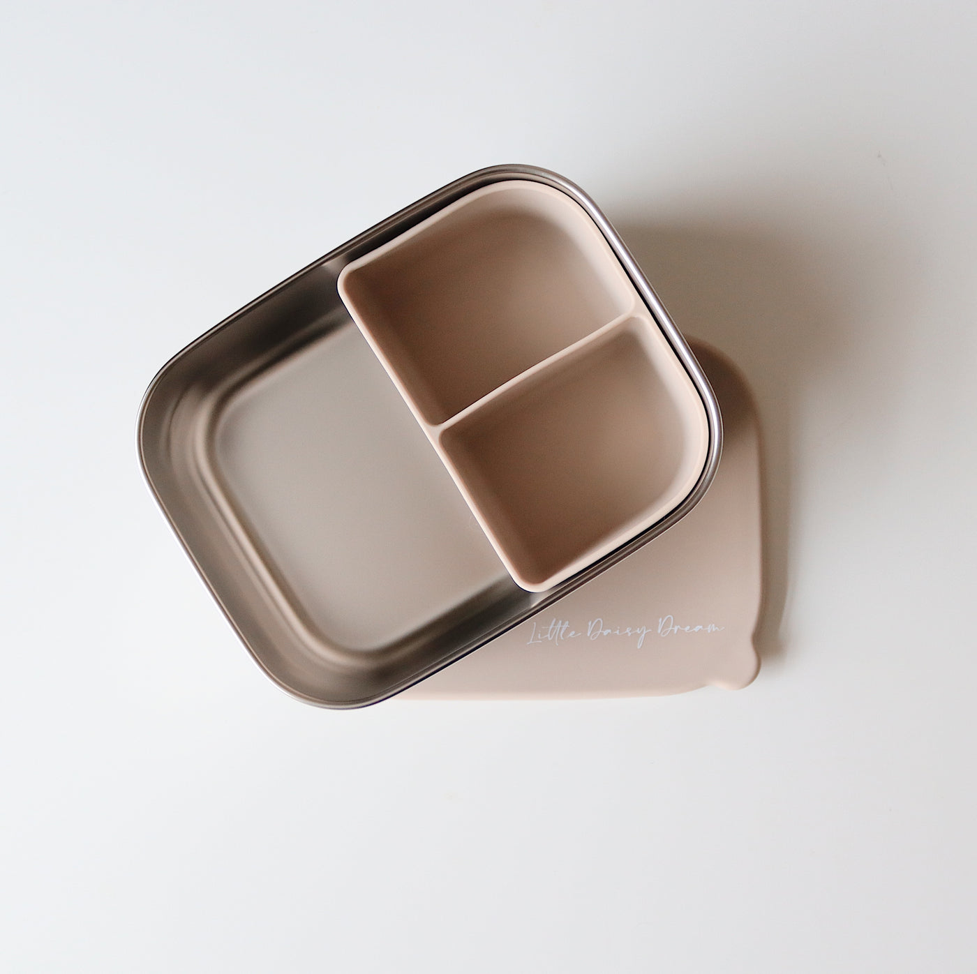 Stainless Steel Bento Lunch Box | Beige