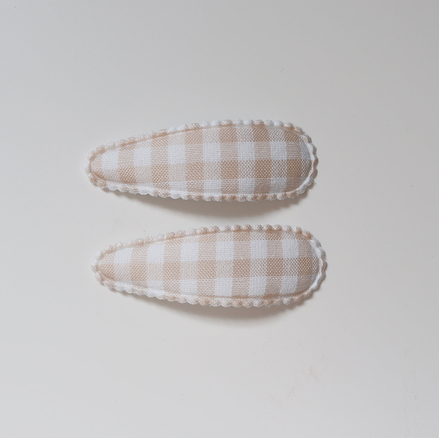 Clips / Beige Gingham