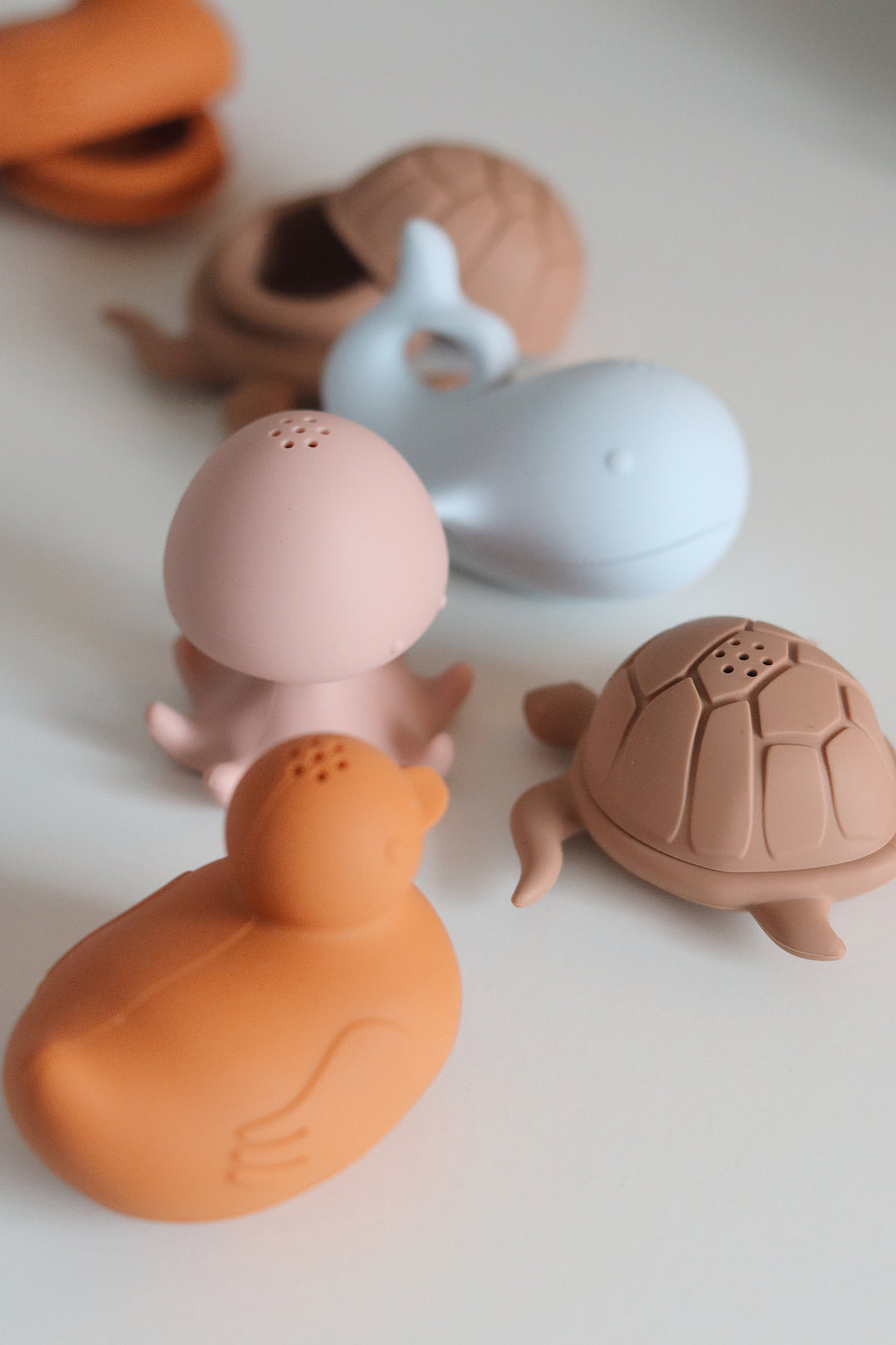 Silicone Baby Sea Life Bath Toys