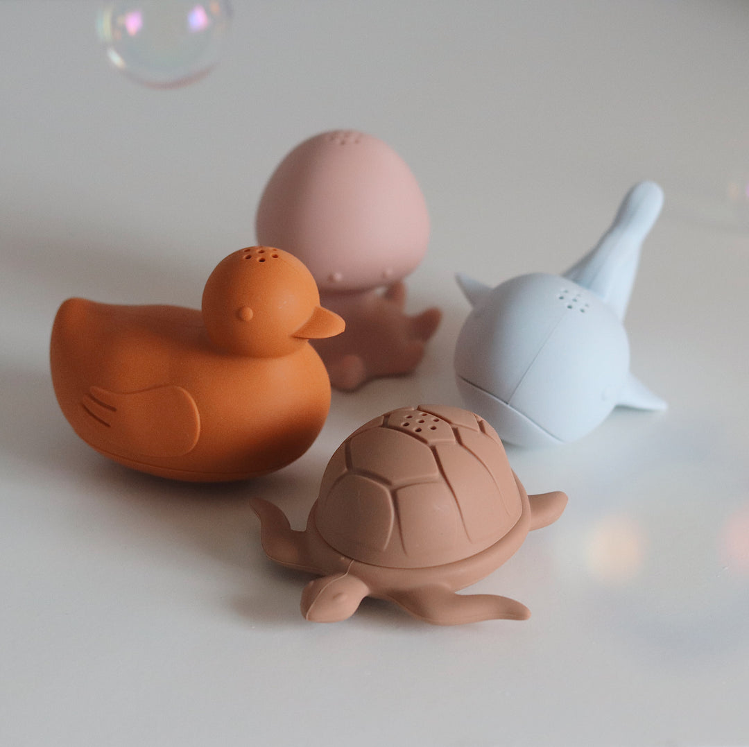 Silicone Baby Sea Life Bath Toys