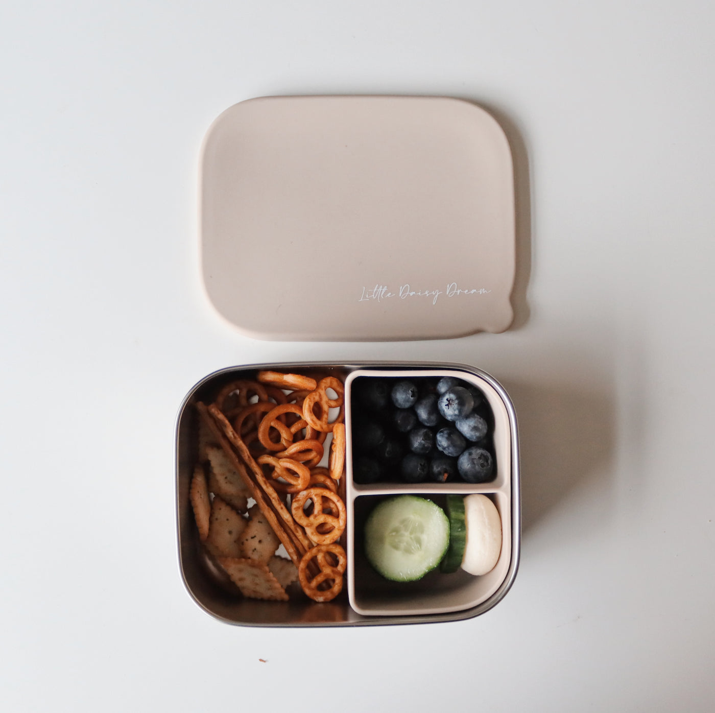 Stainless Steel Bento Lunch Box | Beige