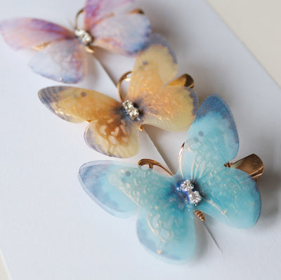 Butterfly Clip Trio / Tropical