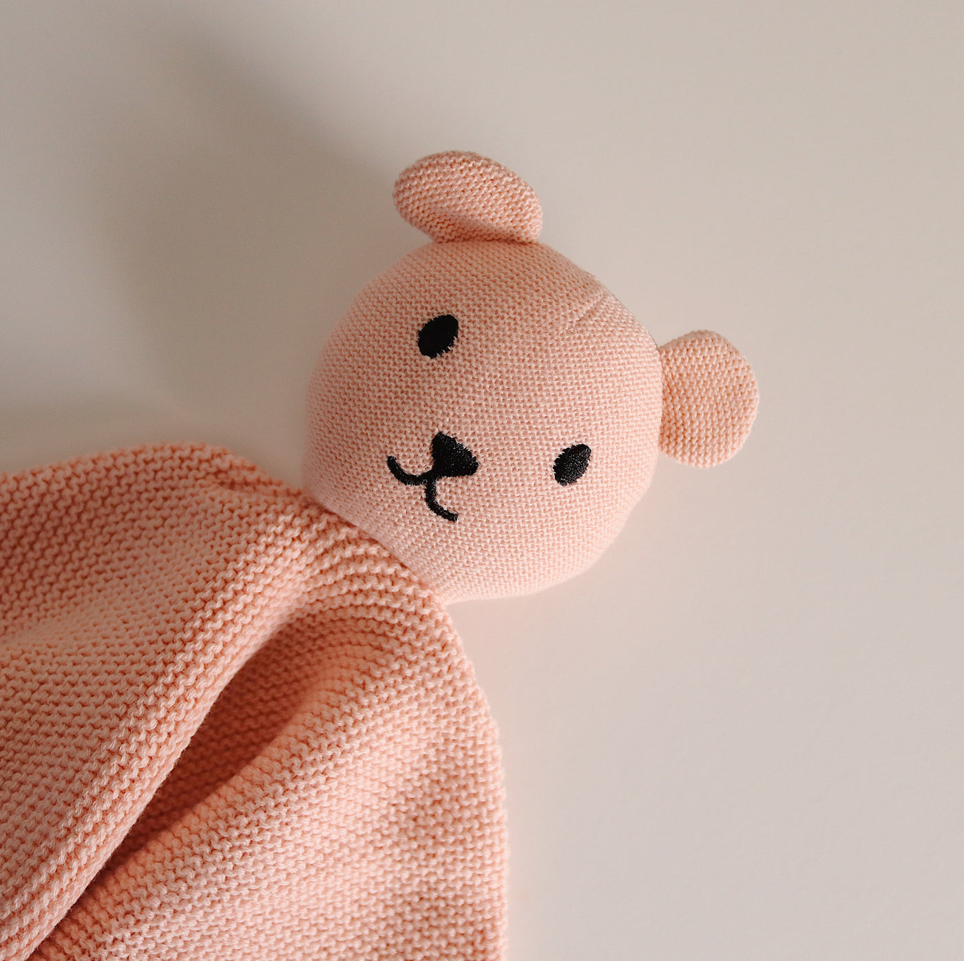 Knit Cotton Bear Comforter | Candyfloss