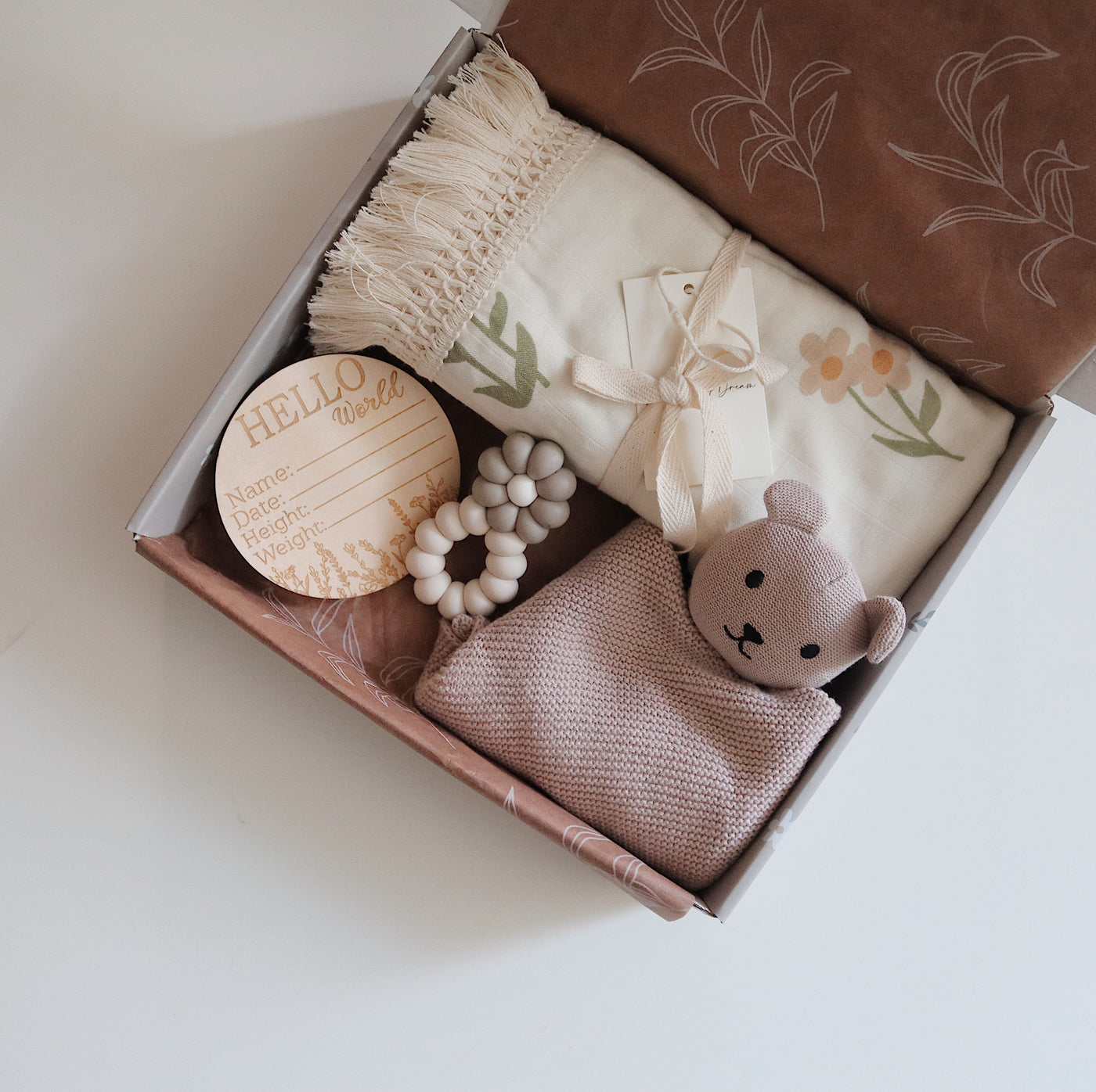 Newborn Gift Box | Mauve