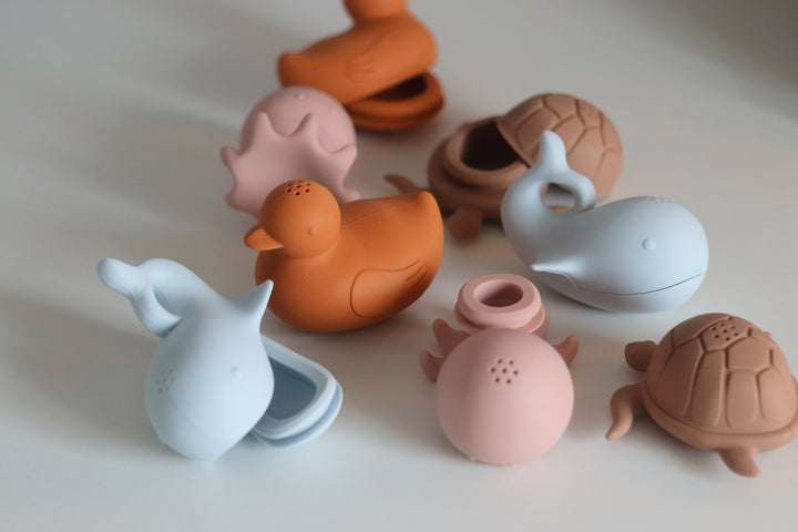 Silicone Baby Sea Life Bath Toys
