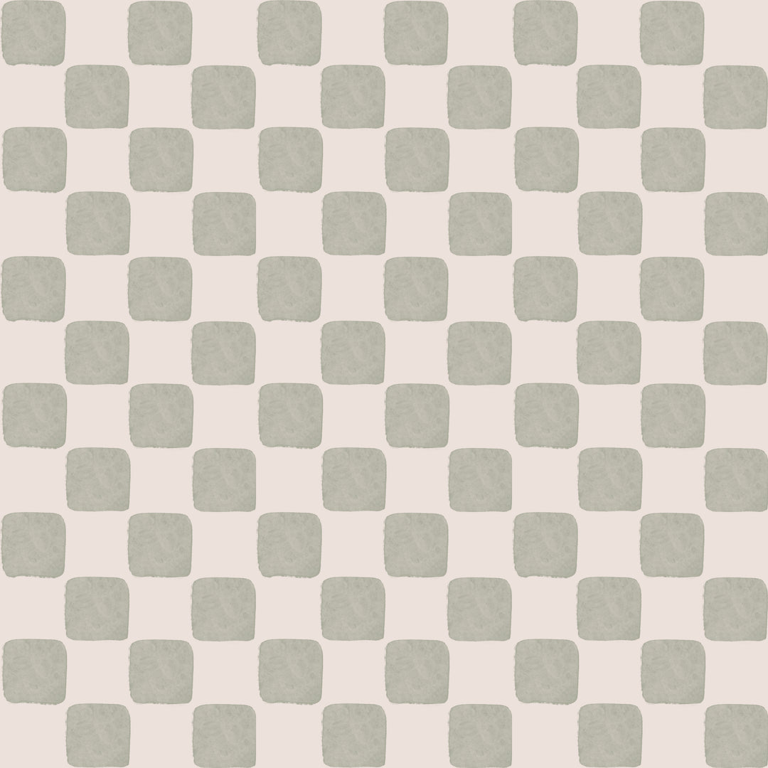 Long Sleeve Bib | Mint Checkered