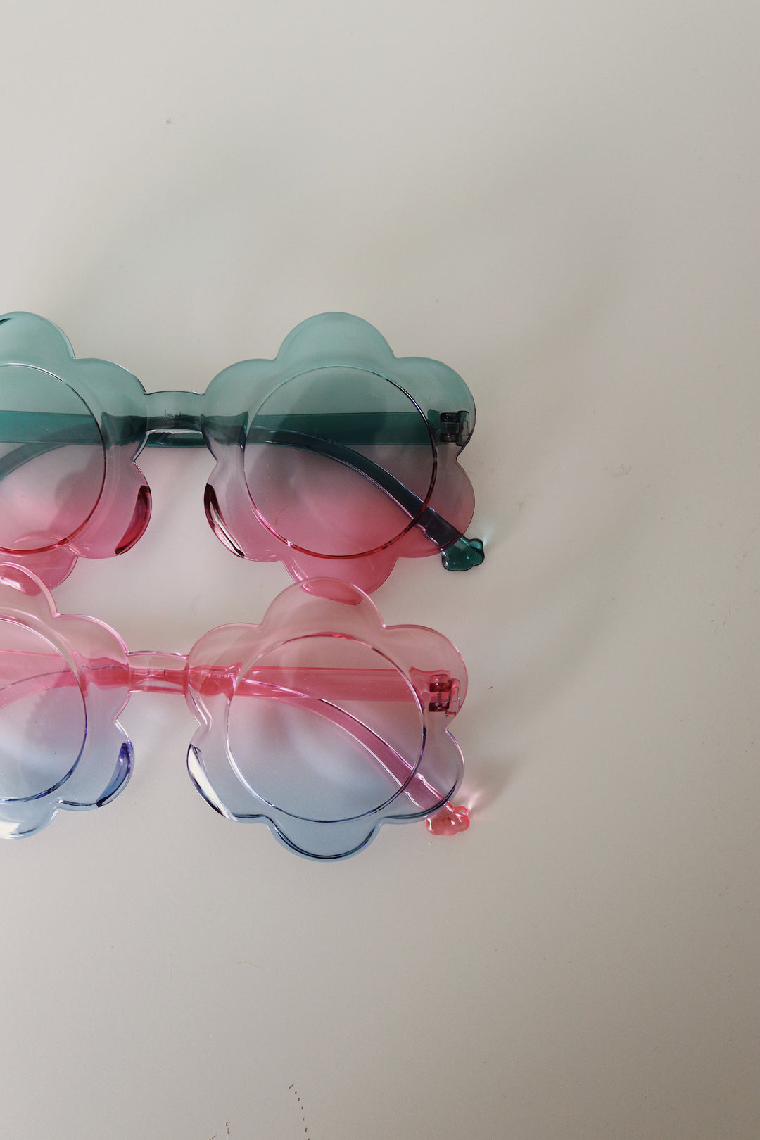 Flower Sunglasses | Blue Ombré