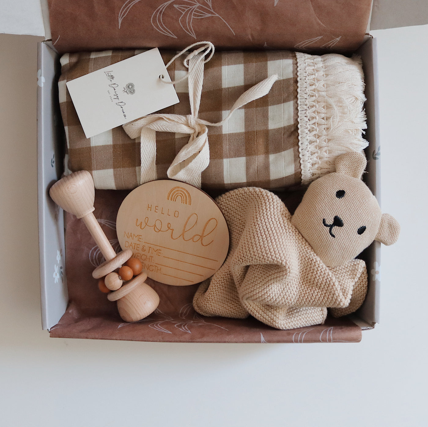 Newborn Gift Box | Brown