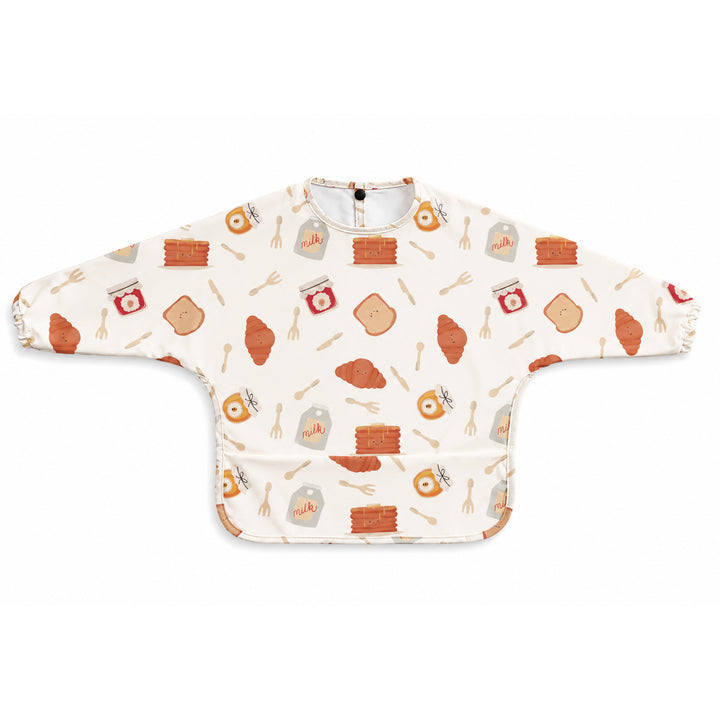 Morning Breakfast Long Sleeve Bib