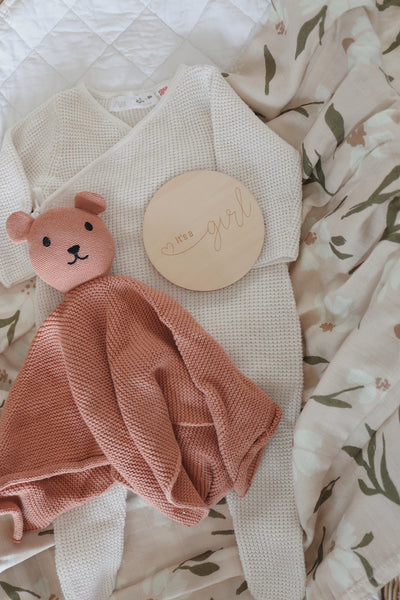 Organic Cotton + Bamboo Baby Swaddle | Sophie Bloom
