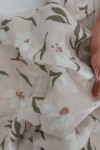 Organic Cotton + Bamboo Baby Swaddle | Sophie Bloom