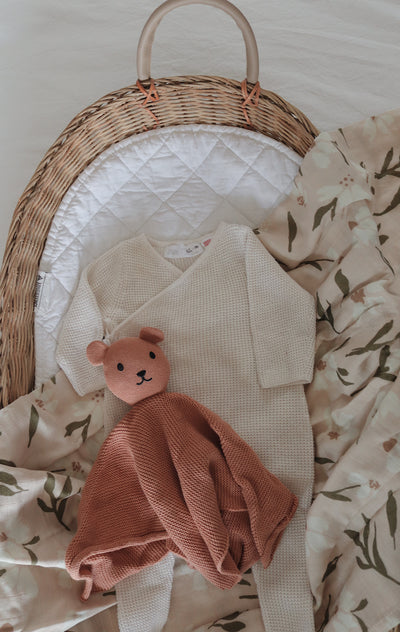 Organic Cotton + Bamboo Baby Swaddle | Sophie Bloom