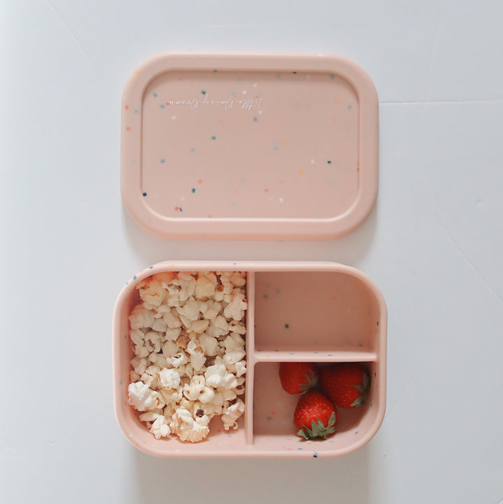 Silicone Bento Lunch Box | Confetti Pink