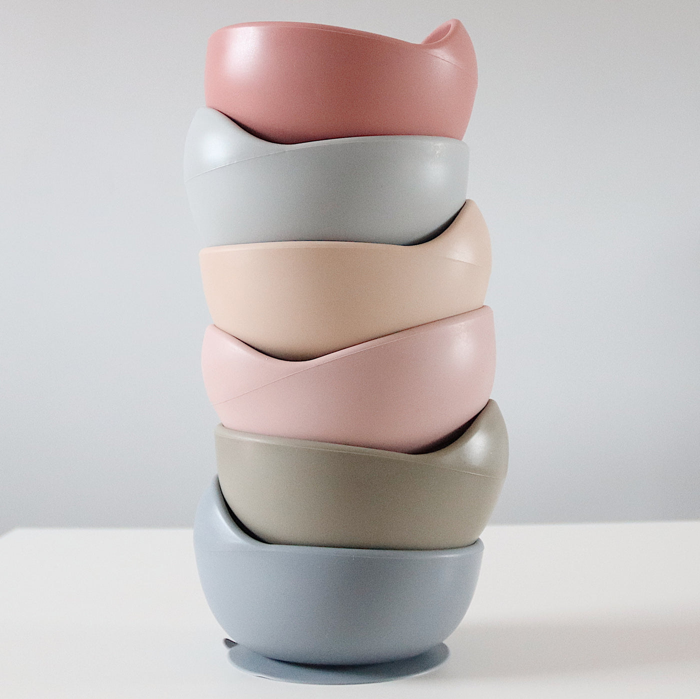 Silicone Tableware Set | Blue Grey