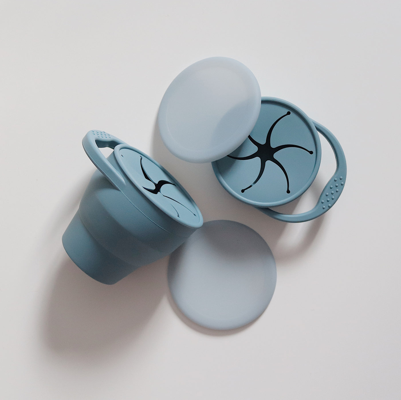 Collapsible Silicone Snack Cup | Teal