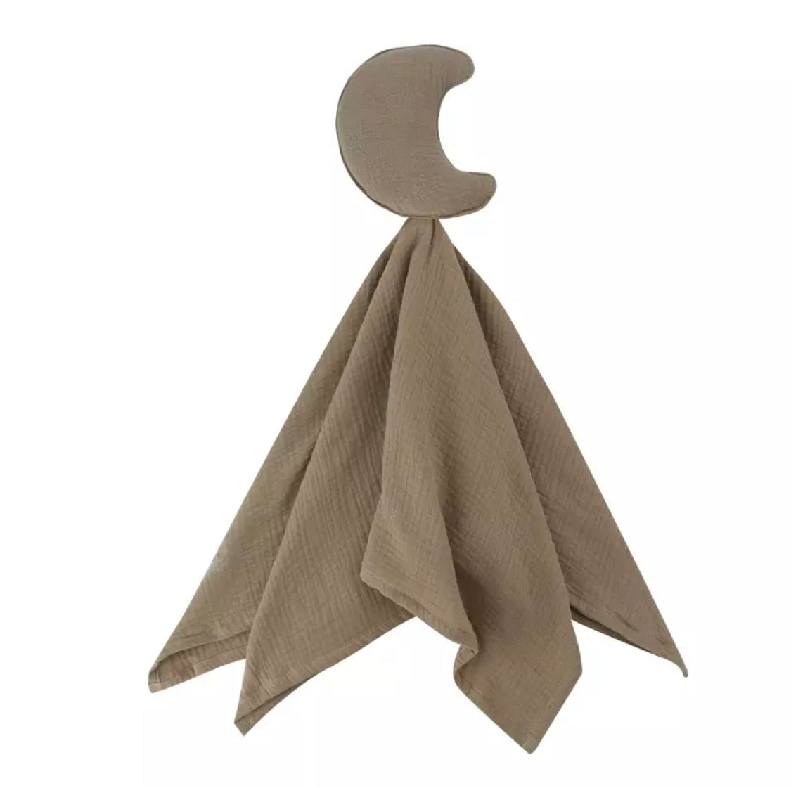 Moon Cotton Muslin Cuddly Comforter | Taupe