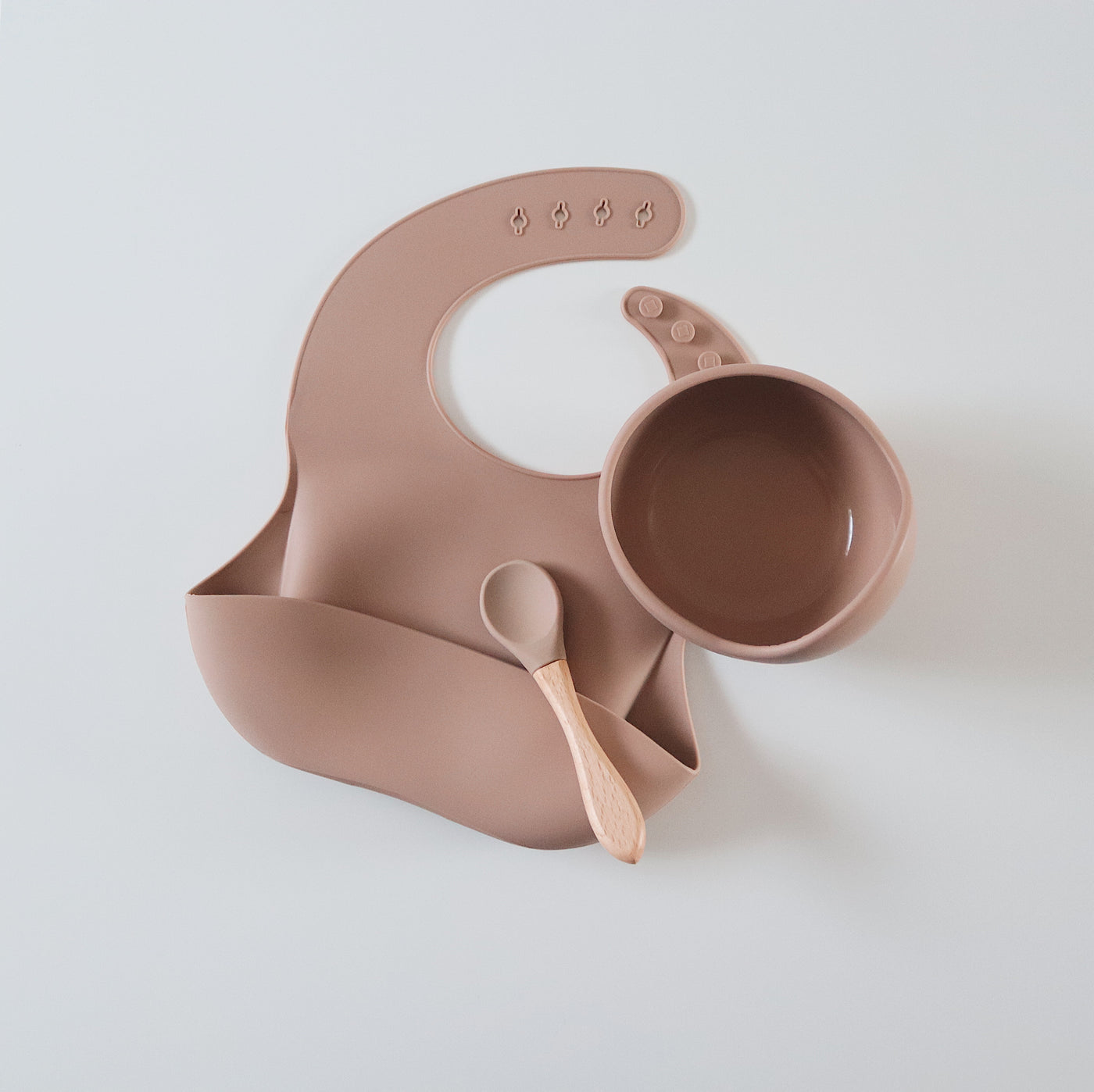 Silicone Tableware Set | Taupe