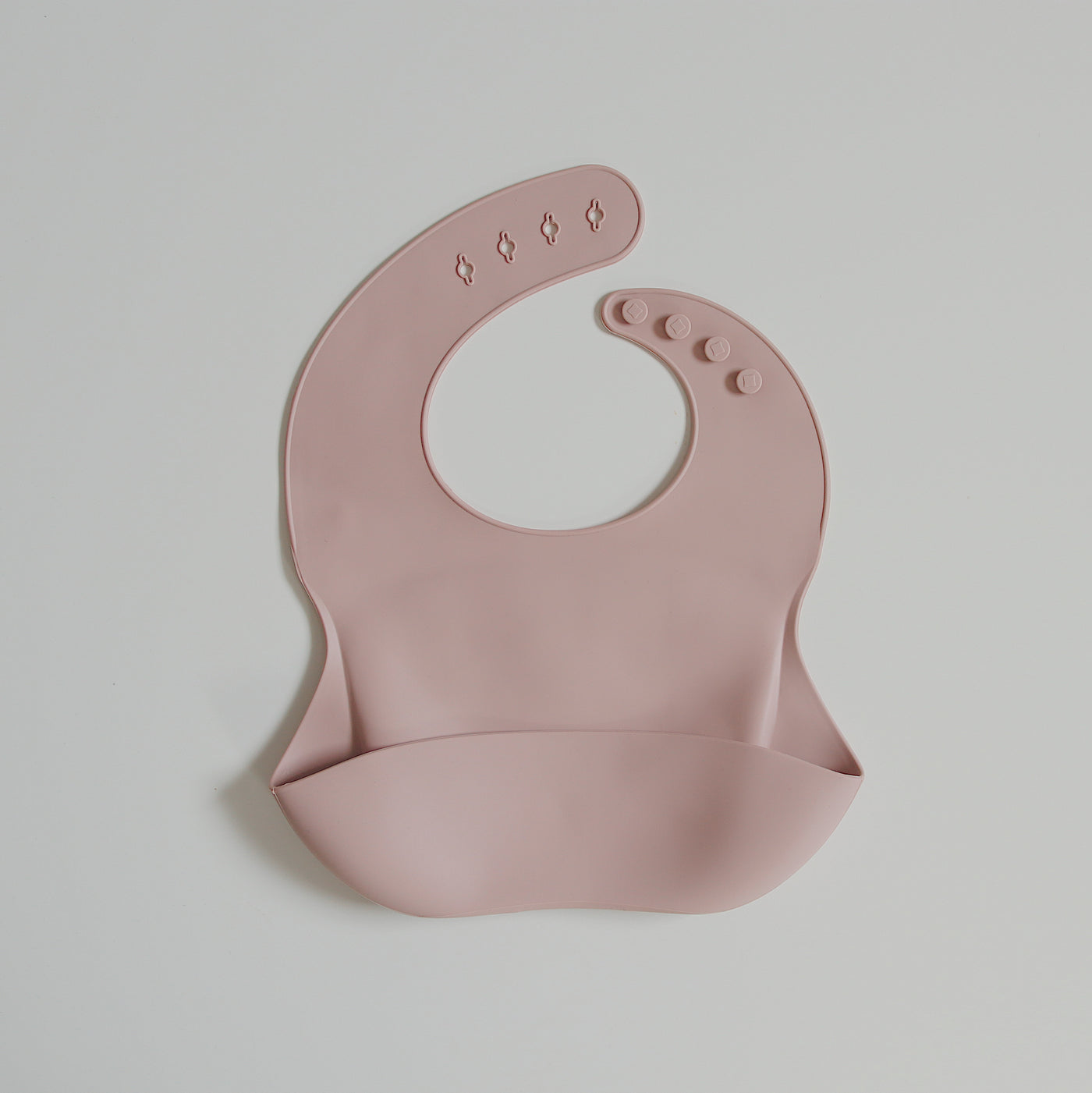 Silicone Baby & Toddler Bib | Dusty Pink