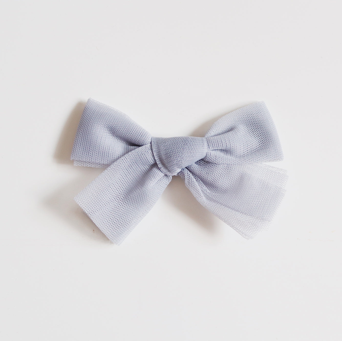 Tulle Bow Clip | Grey