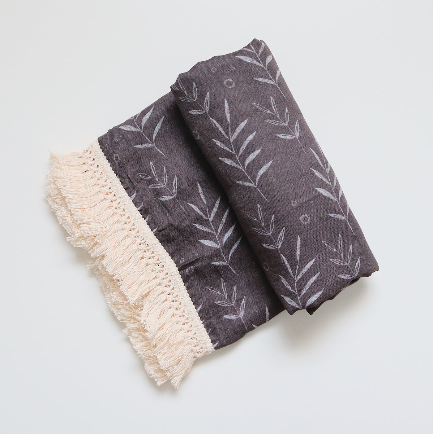 Bamboo + Cotton Fringed Blanket | Dewberry