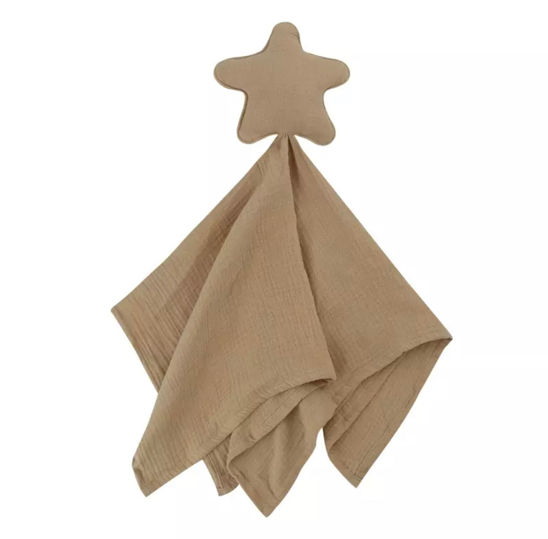Star Cotton Muslin Cuddly Comforter | Light Taupe