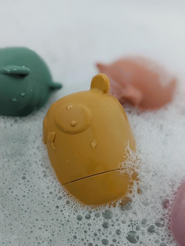 Silicone Baby Animal Bath Toys