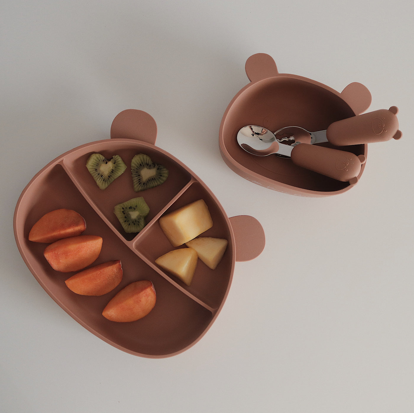 Bear Divider Tableware Set | Cappuccino