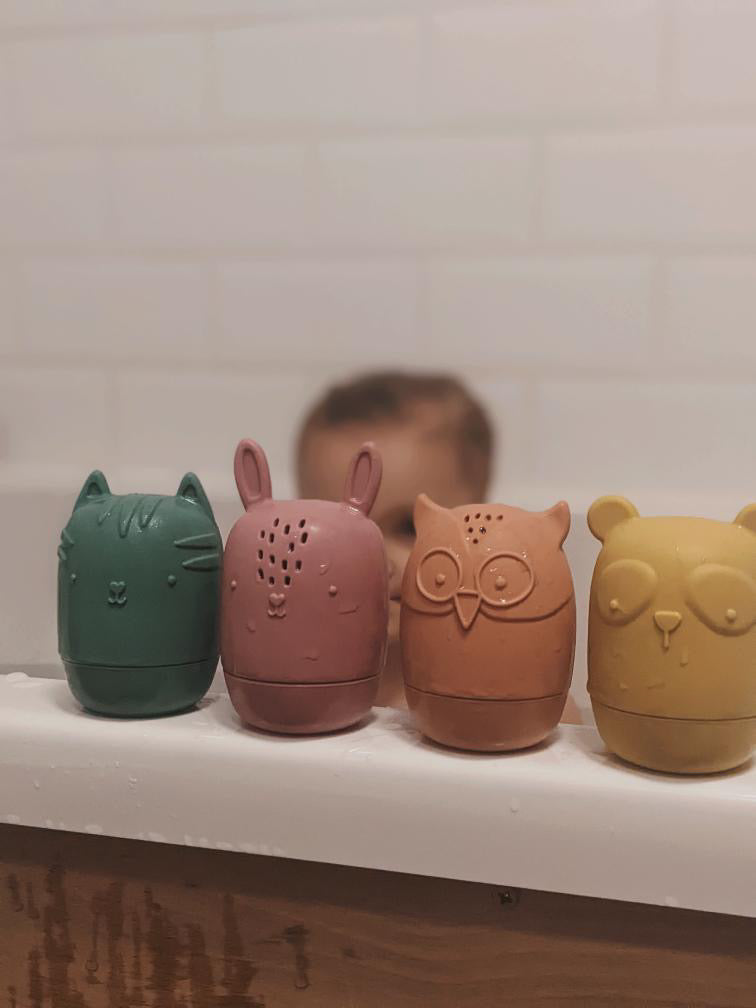 Silicone Baby Animal Bath Toys