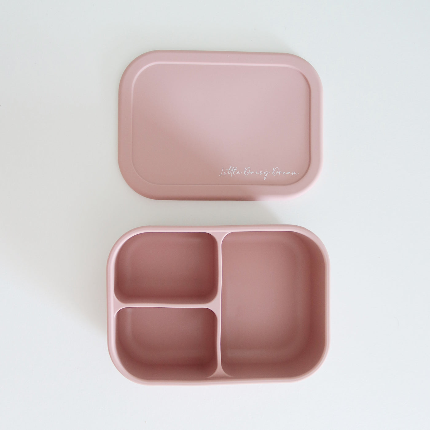 Silicone Bento Lunch Box | Soft Rose