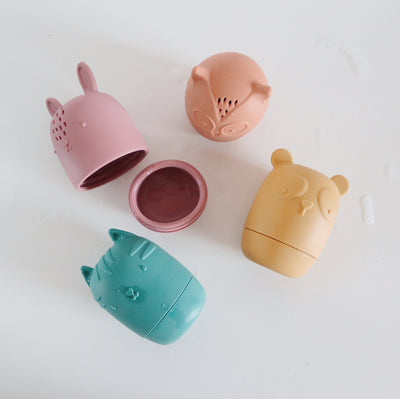 Silicone Baby Animal Bath Toys