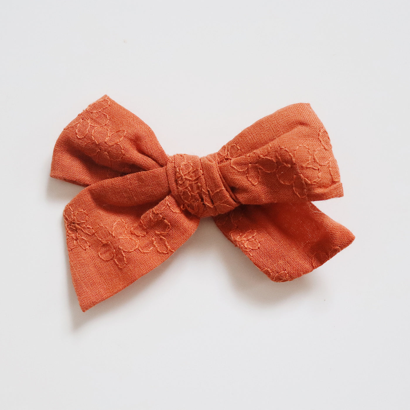 Delicate Floral Headband | Burnt Orange